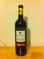 Cordier Bordeaux rouge collection privee 12° -75cl