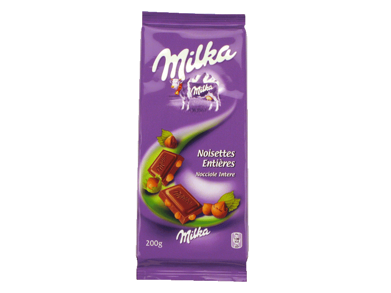 Chocolat au lait Milka Noisettes entieres 200g