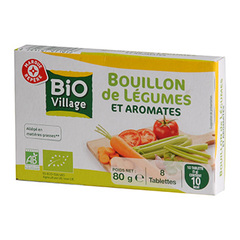 Bouillon de legumes Bio Village Bio 8x10g