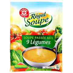 Soupe deshydratee Regal Soupe 9 legumes 105g