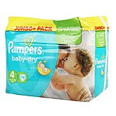 Couches Pampers Baby Dry Jumbo + T4 x78