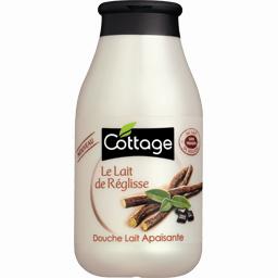 Creme de douche apaisante parfum lait de reglisse COTTAGE, 250ml