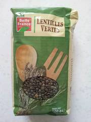 Belle France Lentilles Vertes Sachet de 500 g - Lot...