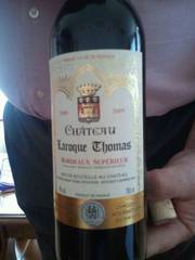 Vin rouge Bordeaux supérieur 2014 Château Laroque Thomas