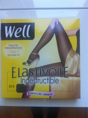 Collant indestructible Elastivoile WELL, taille 2, noir