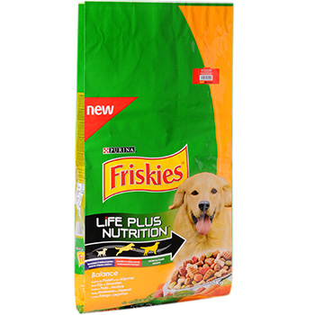 Friskies, Life Plus Nutrition - Aliment complet Balance chien adulte, le sac de 10kg