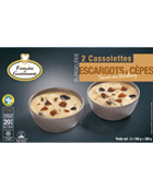 Cassolettes Escargots et Cèpes sauce au Riesling