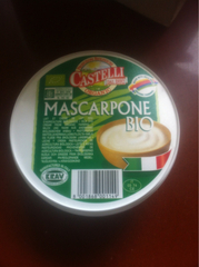 Mascarpone triple crème bio pasteurisé 35,5% de MG, CASTELLI, 250g