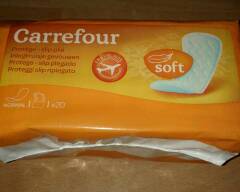 Protège-slip plié soft normal Carrefour