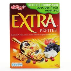 Kellogg's Extra cereales aux pepites de fruits 500g
