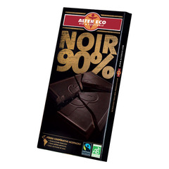 Chocolat noir bio 90% ALTER ECO, 100g