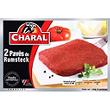 Paves de rumsteck CHARAL, 2x140g