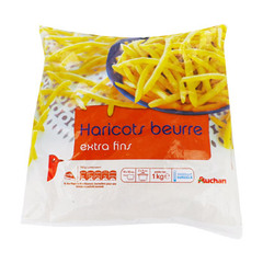 haricots beurre extra fins auchan 1kg