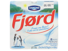 Danone, Fjord - Specialite laitiere nature, les 8 pots de 125g