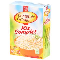 Riz Complet Comptoir du Grain 10mn 500g