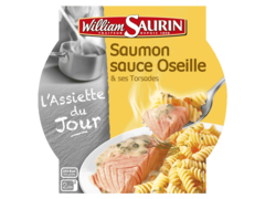 Pave de saumon sauce a l'oseille et pates WILLIAM SAURIN, 300g