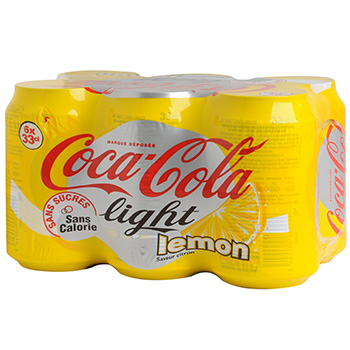 Coca Cola Light lemon 6x33cl