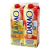 danao orange/banane/fraise 2x1l