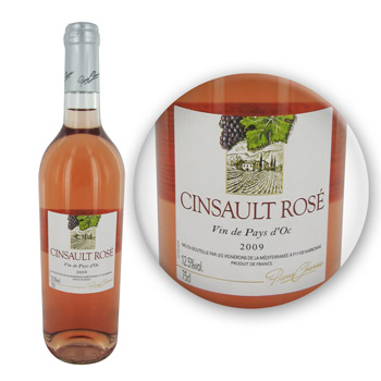 Pierre Chanau vin de pays d'Oc Cinsault rose 12° -75cl