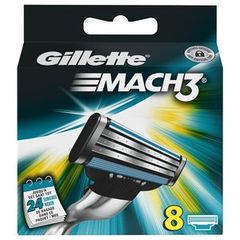 Gillette, Mach 3 - Lames de rasoir, la boite de 8