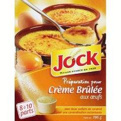 Jock, Preparation pour creme brulee aux oeufs, la boite de 196g