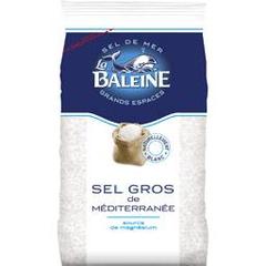 La Baleine, Gros sel de Méditerranée, le sachet de 800 g