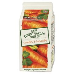 Soupe fraiche carotte, coriandre