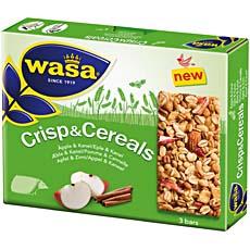 WASA Crisp & Cereales pommes cannelle, 105g