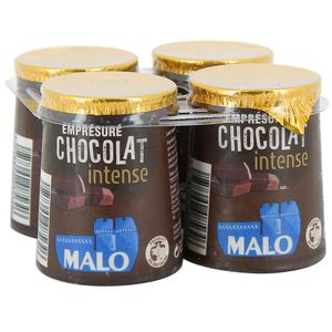 Empresure MALO chocolat noir intense pot carton 125 gr x 4