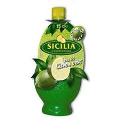 Sicilia, Jus de citron vert presse, le flacon de 15cl