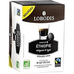 Espresso Ethiopie BIO LOBODIS, capsules de 52g