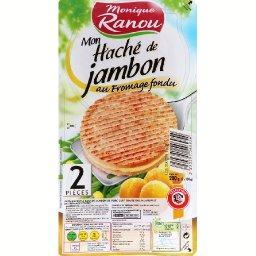 Monique Ranou, Mon Hache de jambon au fromage fondu, les 2 pieces de 100g