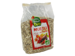 Terres et cereales bio, Muesli aux fruits BIO, le paquet de 1 kg