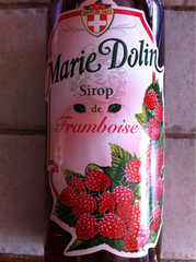 Marie Dolin, Sirop de framboise, la bouteille de 70cl