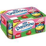 Spécialité laitière sucrée aromatisée saveur fraise superdino DANONINO6x90g