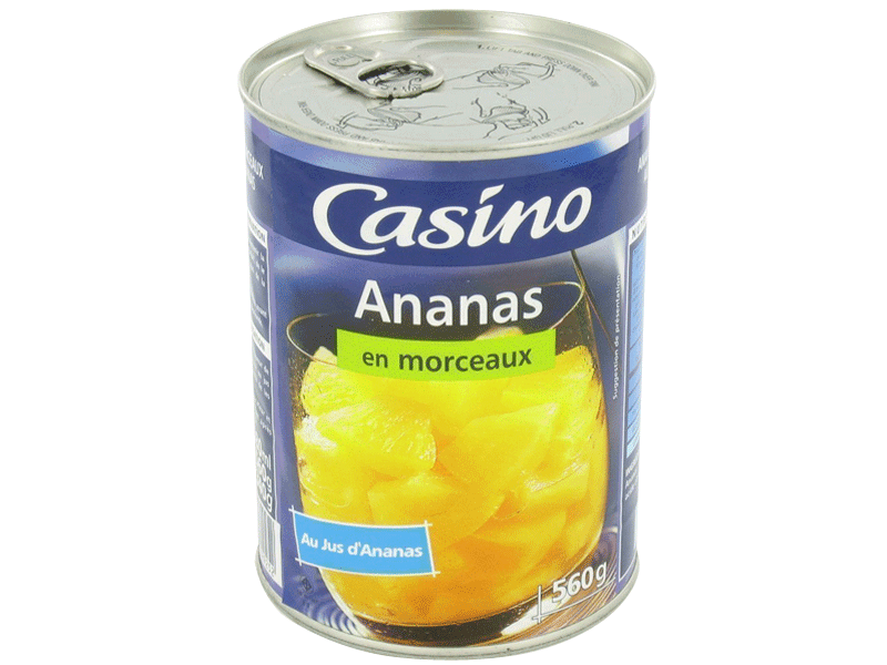 Ananas Casino en morceaux au jus d?ananas