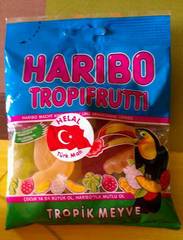 Haribo Tropifrutti / Tropik Meyve, Helal / Halal, 100g