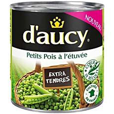 Petits pois extra tendres D'AUCY, 280g