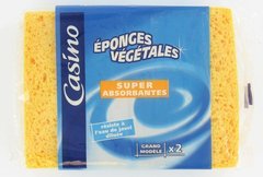 Eponges vegetales Super-absorbantes