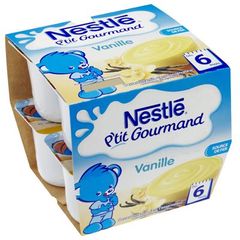 Nestle P'tit Gourmand vanille 8x100g des 6 mois