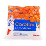 carottes en rondelles auchan 1kg