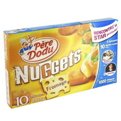 Nuggets de fromage PERE DODU, 180g