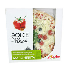 Sodebo, Dolce Pizza - Pizza Margherita, la boite de 380 g