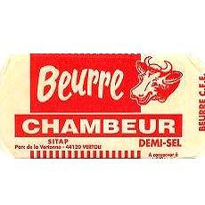 Beurre demi-sel CHAMBEUR, 500g