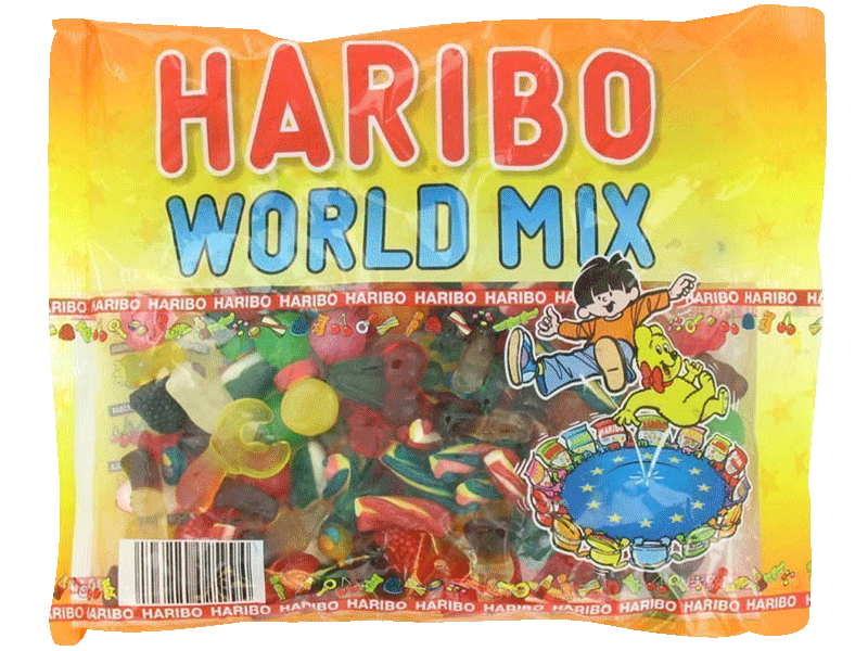 Assortiment de bonbons World-Mix HARIBO, 500g