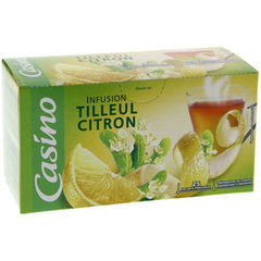infusion tilleul/citron x25