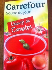 Soupe du jour veloute de tomates