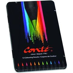 Bic Crayons de couleur conte La boîte métal de 12