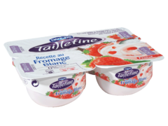 Spécialité au fromage blanc saveur fraise TAILLEFINE, 4x120g