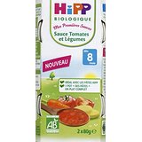 Hipp Biologique Sauce Tomates et Légumes dès 8 Mois - 12 Pots de 80 g